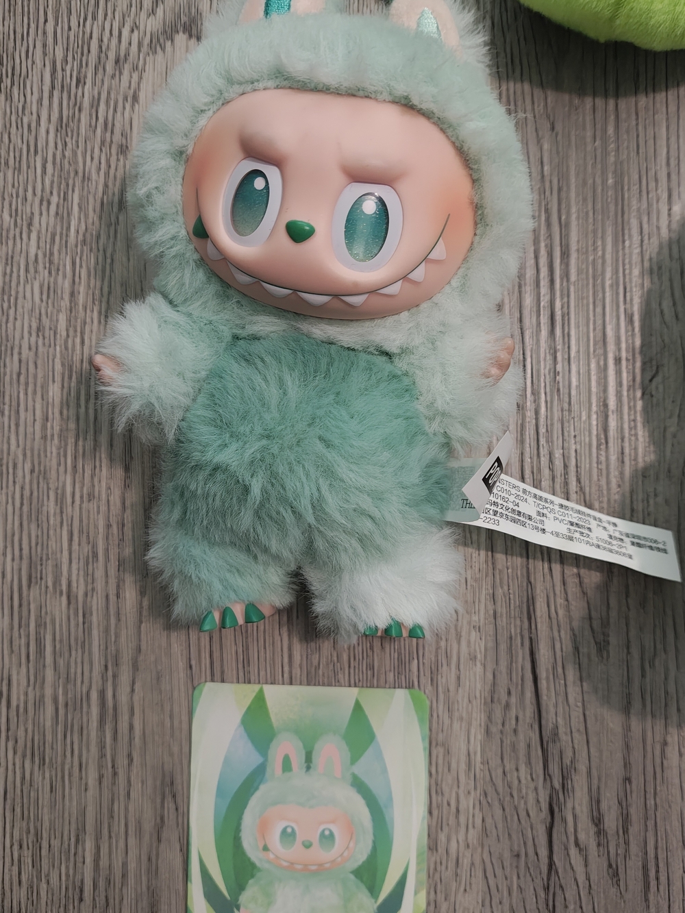Authentic Pop Mart Labubu Big Into Energy Serenity & Hacipupu Green Apple Bundle - Picture 2 of 9